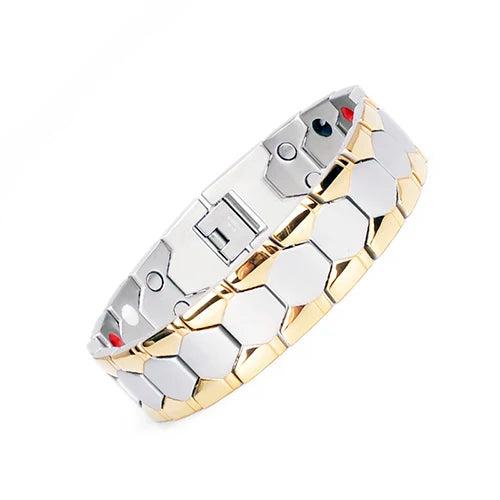 Men Stainless Steel Magnetic Bracelet for Arthritis Health Care