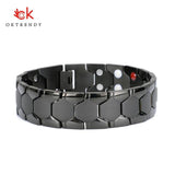 Men Stainless Steel Magnetic Bracelet for Arthritis Health Care