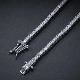 2mm Round Cut Micro Tennis Bracelet CZ Hiphop Men Women Jewelry