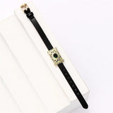 Leather Bracelet Metal Jewelry Couple Holiday Gift