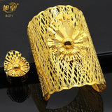 Indian Jewelry Bangles With Ring Ethiopian Plated Bangle Accessory