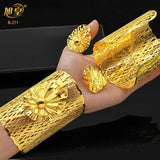Indian Jewelry Bangles With Ring Ethiopian Plated Bangle Accessory