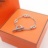 Donia Jewelry Pig Nose Zircon Bracelet Chain