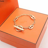 Donia Jewelry Pig Nose Zircon Bracelet Chain