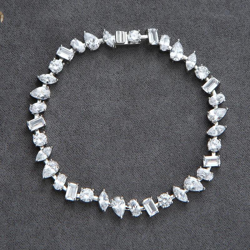 CZ Tennis Chain Bracelet for Women Wedding Jewelry