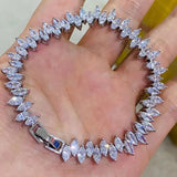 CZ Tennis Chain Bracelet for Women Wedding Jewelry