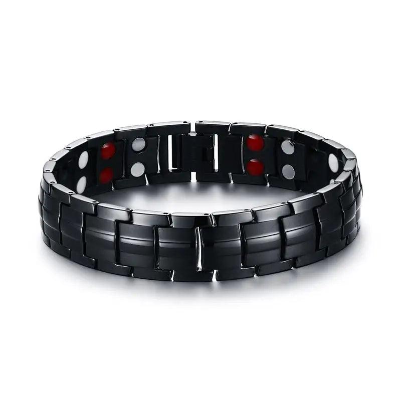 Men's Titanium Bracelets Magnetic Health Sports Jewelry