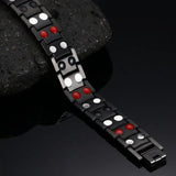 Men's Titanium Bracelets Magnetic Health Sports Jewelry