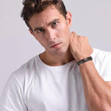 Men's Titanium Bracelets Magnetic Health Sports Jewelry