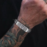 12mm Franco Chain Bracelet, Men's Stainless Steel Jewelry