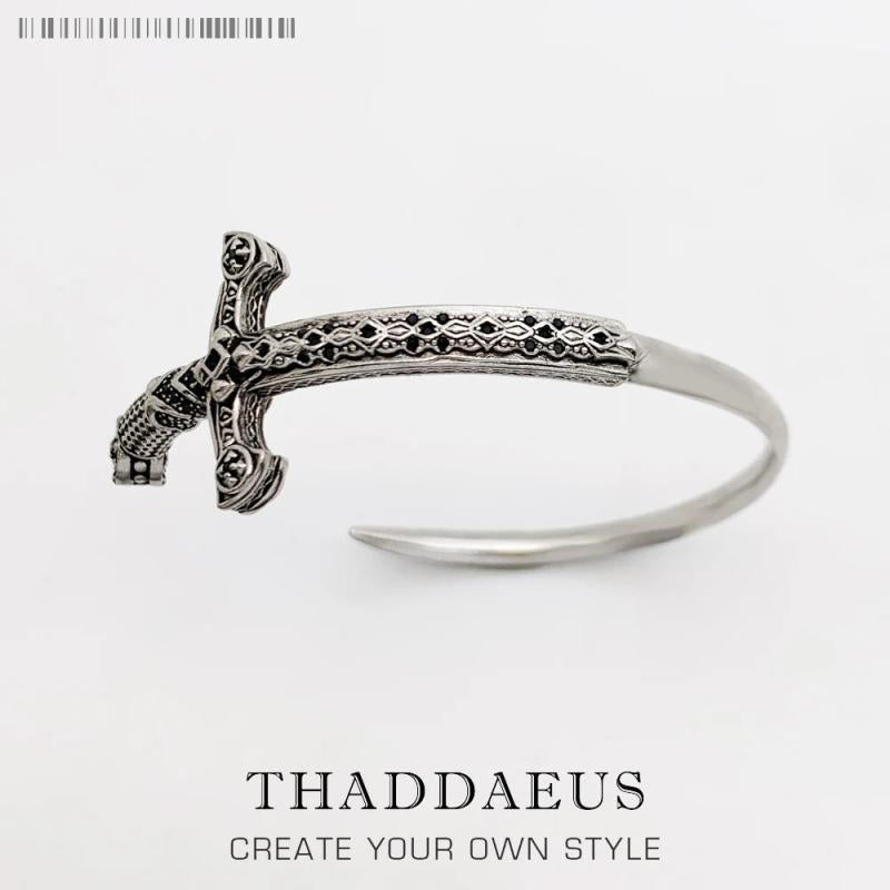 Vintage Sword Bracelet Bangle Fine Jewelry Gift Women Men