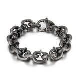 Vintage Lock Chain Men's Stainless Steel Bracelet