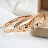 Plus Sign Bangle Silver Titanium Steel Bracelet Jewelry