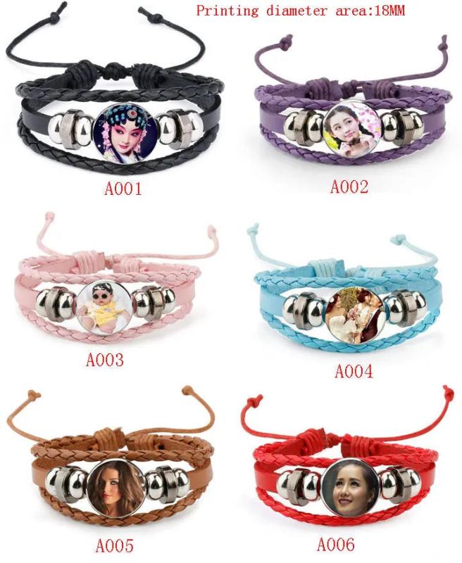 Sublimation Blank Rope Bracelets for Thermal Transfer Printing