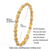 4pcs/lot 24K Dubai Wedding Bangles Ethiopian Bracelets African Jewelry
