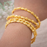 4pcs/lot 24K Dubai Wedding Bangles Ethiopian Bracelets African Jewelry