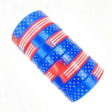 50Pcs Silicone Rubber Bracelets Charm Butterfly Jesus National Skull Stars