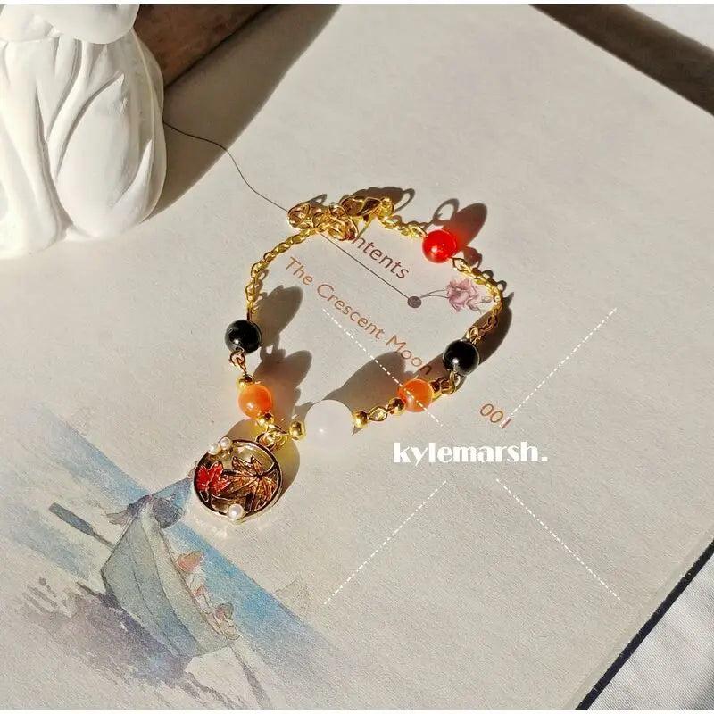 Genshin Impact Kazuha Maple Leaf Bracelet