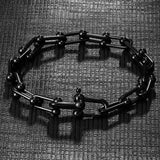 U Shape Links Bracelets Stainless Steel Chain Wristband Jewelry