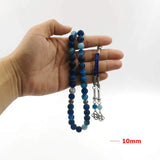 Natural Matte Agates Stone Prayer Beads Muslim Misbaha 33 Beads