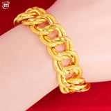 Men's Domineering Double Ring Bracelet Wedding Jewelry