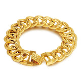 Men's Domineering Double Ring Bracelet Wedding Jewelry