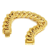 Men's Domineering Double Ring Bracelet Wedding Jewelry