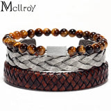 Stainless Steel Twisted Braiding Cuff Bangle Bracelet