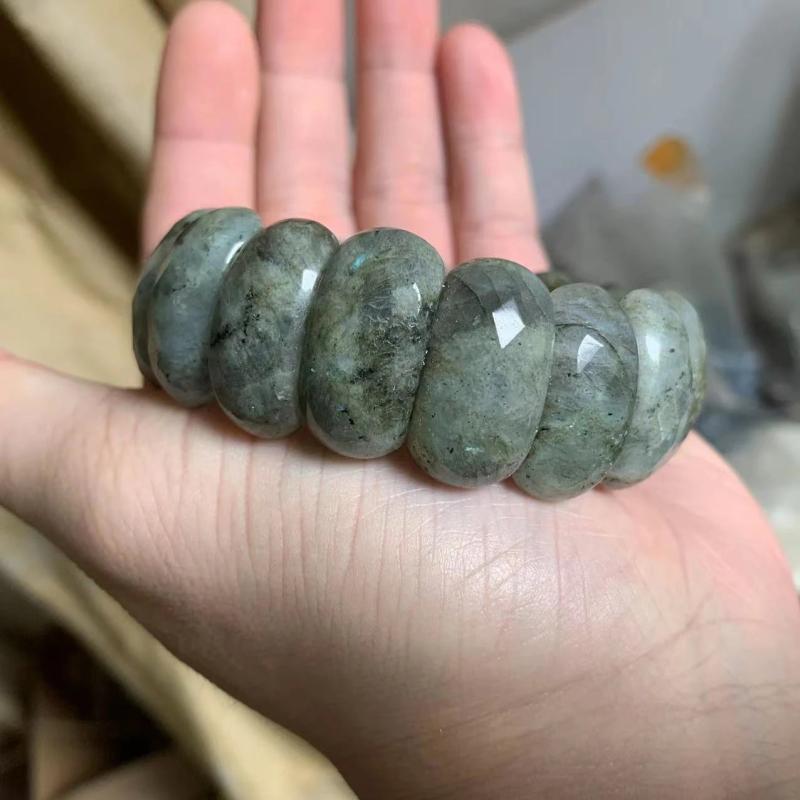 Labradorite Stone Bracelet, DIY Jewelry for Woman