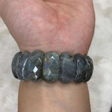 Labradorite Stone Bracelet, DIY Jewelry for Woman