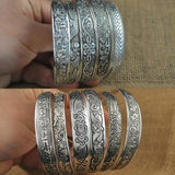 Yumfeel Tibetan Silver Cuff Bracelet 10pcs/lot