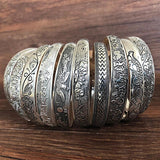 Yumfeel Tibetan Silver Cuff Bracelet 10pcs/lot