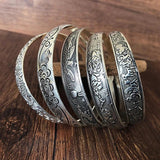 Yumfeel Tibetan Silver Cuff Bracelet 10pcs/lot