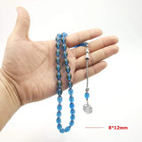 Tasbih 33 Resin Beads Metal Tassel Special Islam Bracelet Man's Muslim Rosary