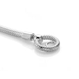 925 Silver T-Bar Snake Chain Bracelet Europe Charm Bangle Jewelry