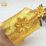 Indian Plated Jewelry Bangle With Ring For Women Moroccan Bracelet