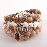 Magnetic Dalmatian Bracelet Set Natural Druzy Stone CZ Ball Bracelets