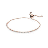 Sterling Silver Adjustable Slider Tennis Bracelet