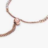 Sterling Silver Adjustable Slider Tennis Bracelet
