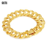 18K Three Circle Men's & Women's Bracelet Wedding Banquet Jewelry