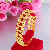 18K Three Circle Men's & Women's Bracelet Wedding Banquet Jewelry