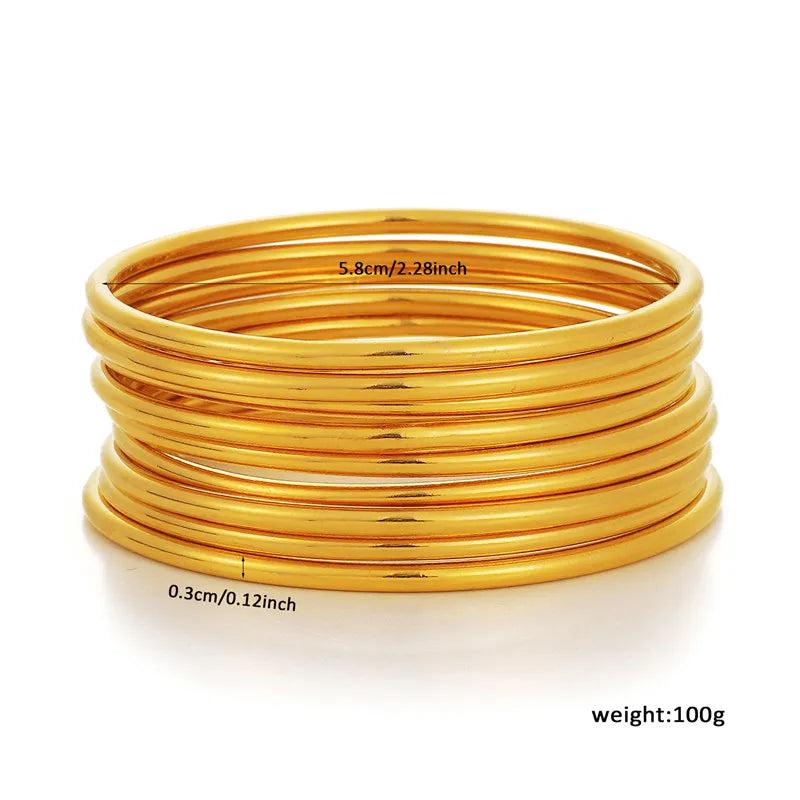 Dubai Glossy Bracelet for Women Wedding Bride Bangle MY126