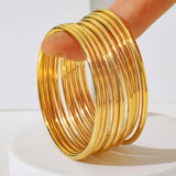 Dubai Glossy Bracelet for Women Wedding Bride Bangle MY126