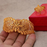 Ethiopian Bangles for Women Girls Dubai 24k African Arabic Jewelry