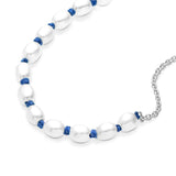 925 Silver Pearl Chain Bracelet for Women