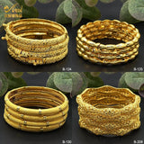 Ethiopia Dubai 24K Bangle - Women Party Bride Wedding Bracelet