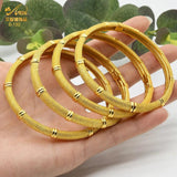 Ethiopia Dubai 24K Bangle - Women Party Bride Wedding Bracelet