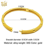 Ethiopia Dubai 24K Bangle - Women Party Bride Wedding Bracelet