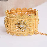 24k Zircon Wedding Ethiopian Bracelet Arab Jewelry