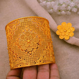 24k Dubai Adjustable Bangles For Women Cold Bangles Wedding Bangles
